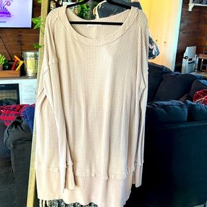 Free people tan top